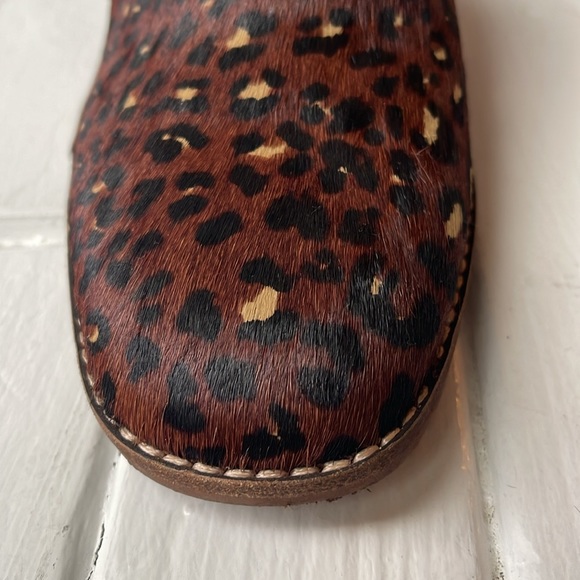 Madewell The Harper Mule in Leopard Calf Hair (worn only once) - Picture 2 of 9